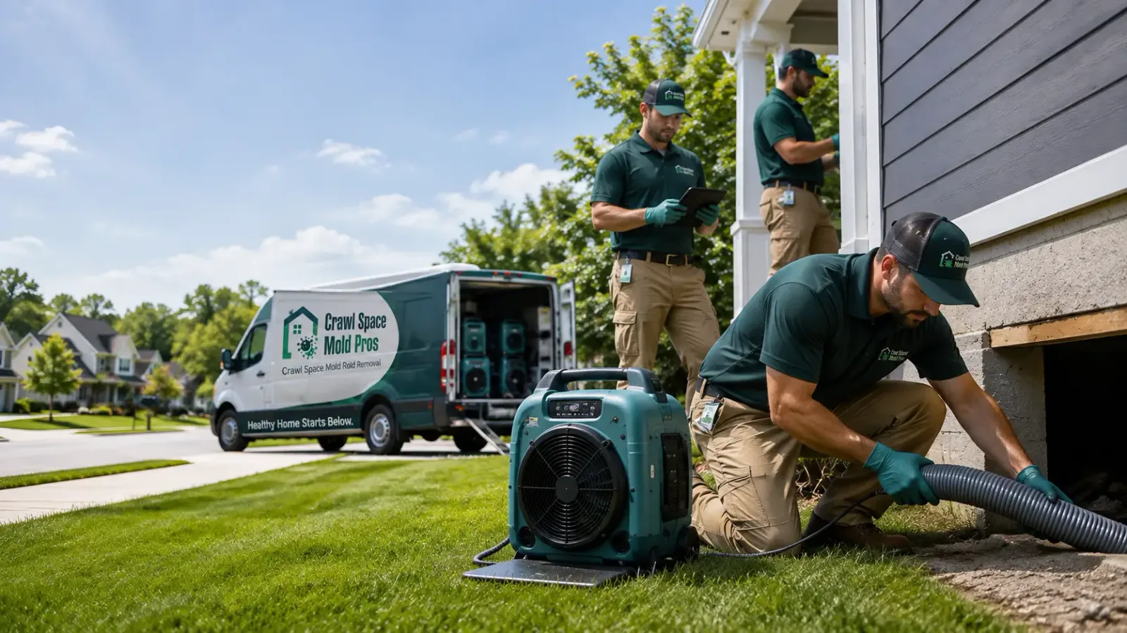 Crawl Space Mold Removal in Marina, CA